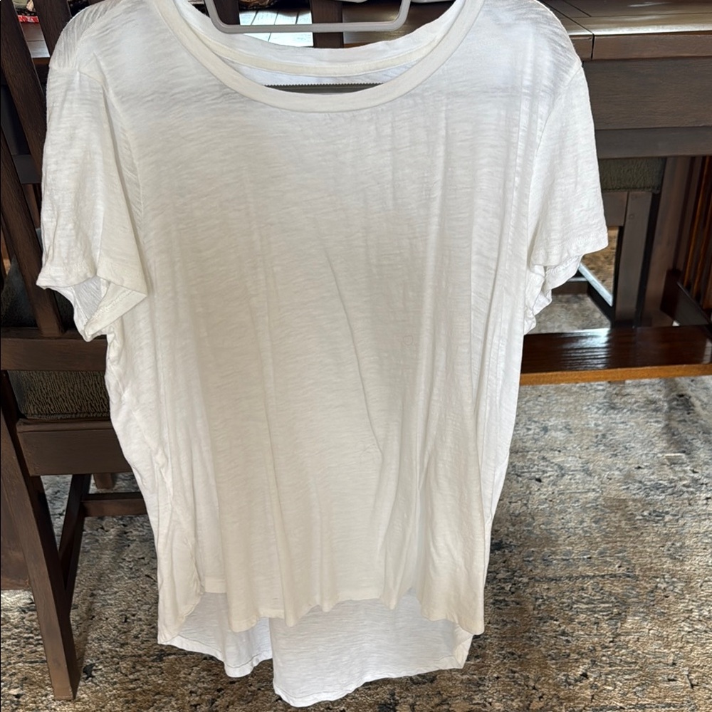 Wonderly White Short Sleeve Tee Classic Crew